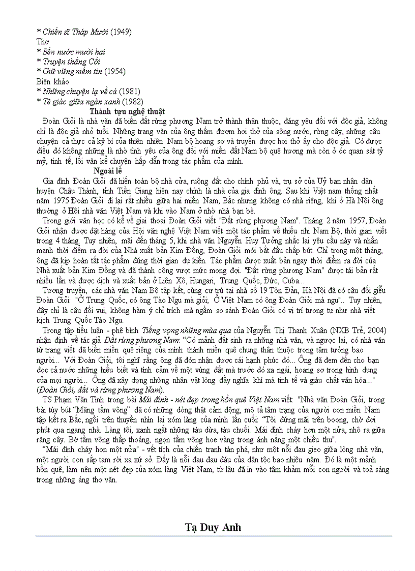 image for page Tác giả trong chương trình ngữ văn 6 phần 2