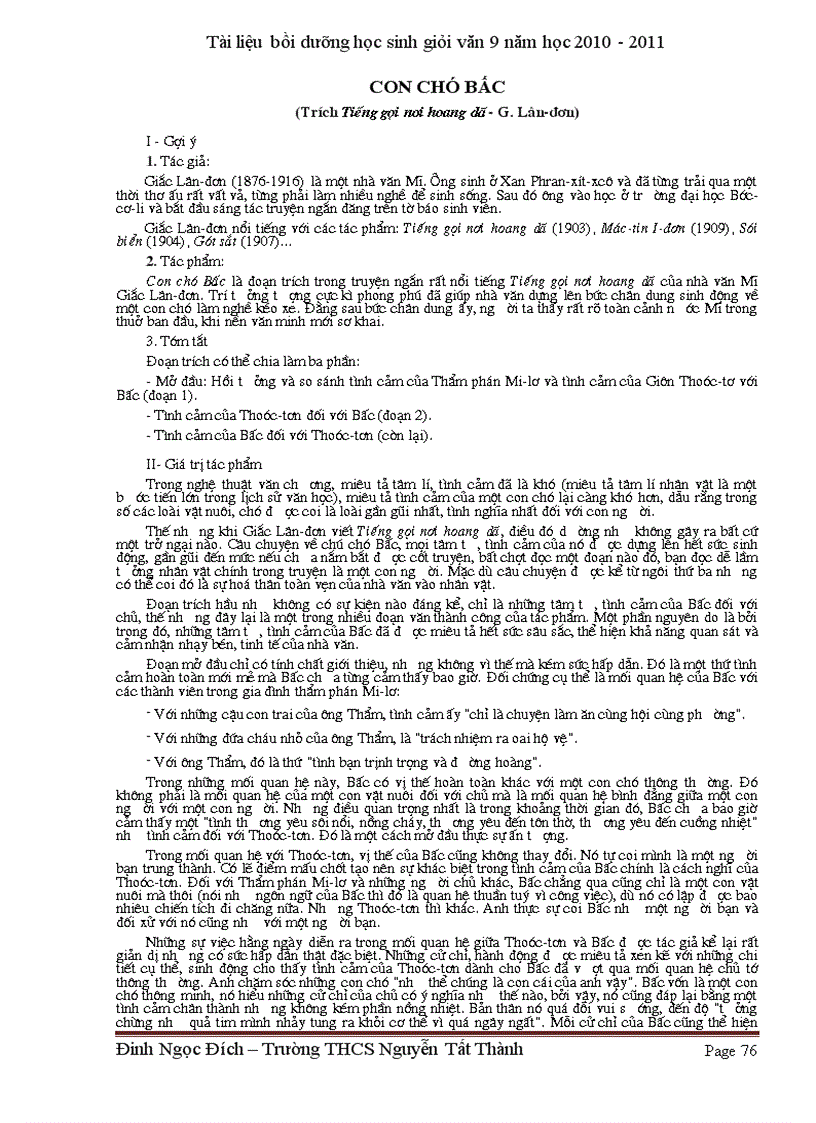 image for page Tài liệu bồi dưỡng HS giỏi văn 9