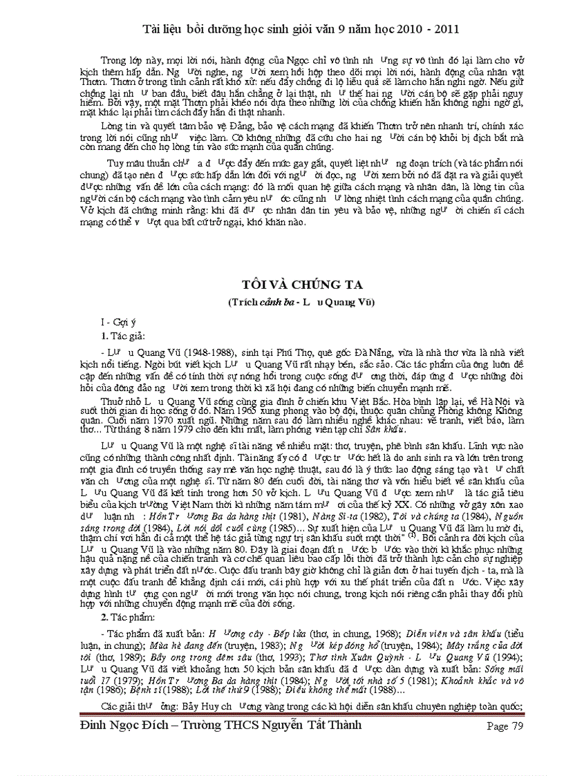 image for page Tài liệu bồi dưỡng HS giỏi văn 9