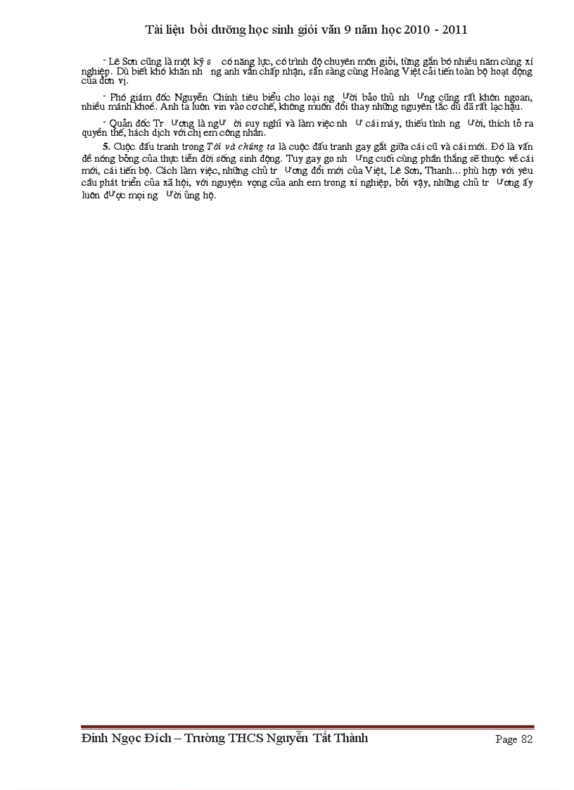 image for page Tài liệu bồi dưỡng HS giỏi văn 9