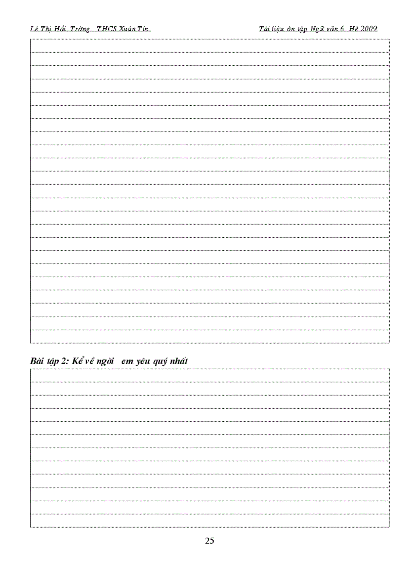 image for page Tai lieu on tap he mon Ngu van 6 doc