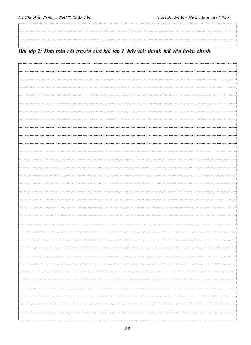 image for page Tai lieu on tap he mon Ngu van 6 doc