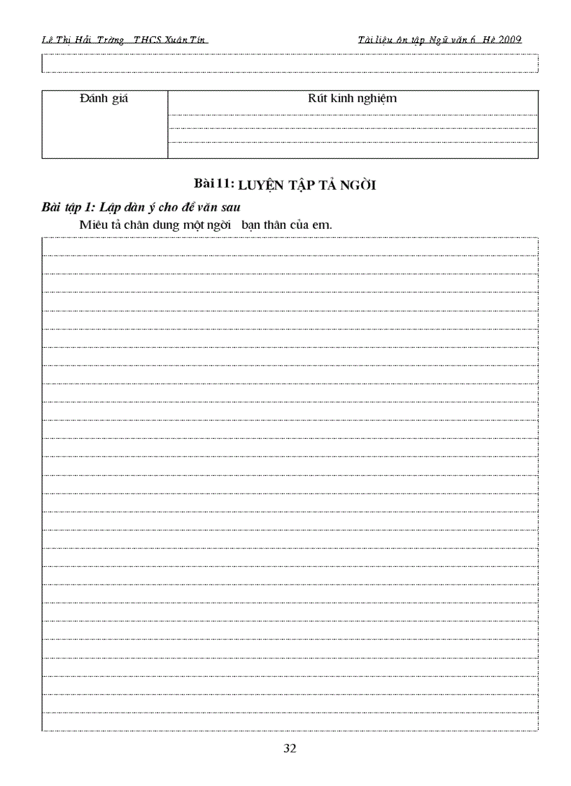 image for page Tai lieu on tap he mon Ngu van 6 doc