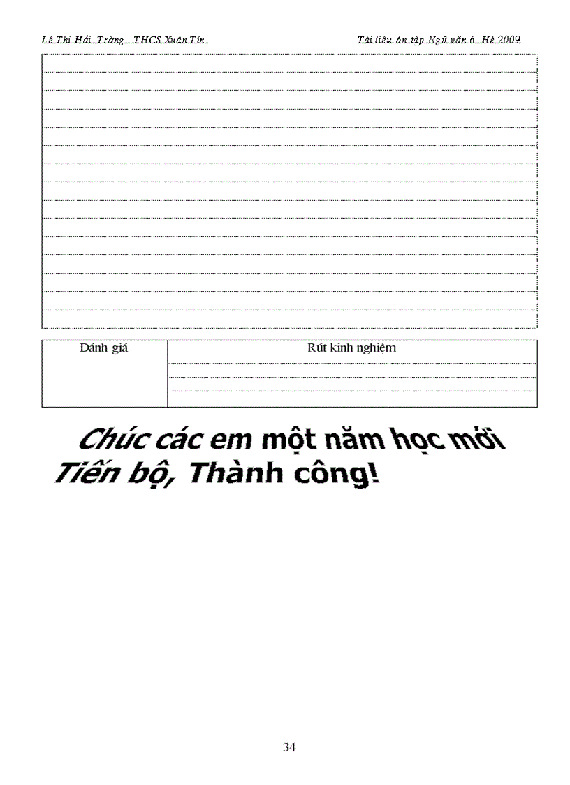 image for page Tai lieu on tap he mon Ngu van 6 doc