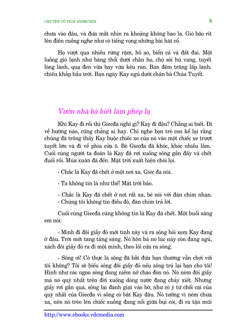 image for page Truyện cổ tích andecxen