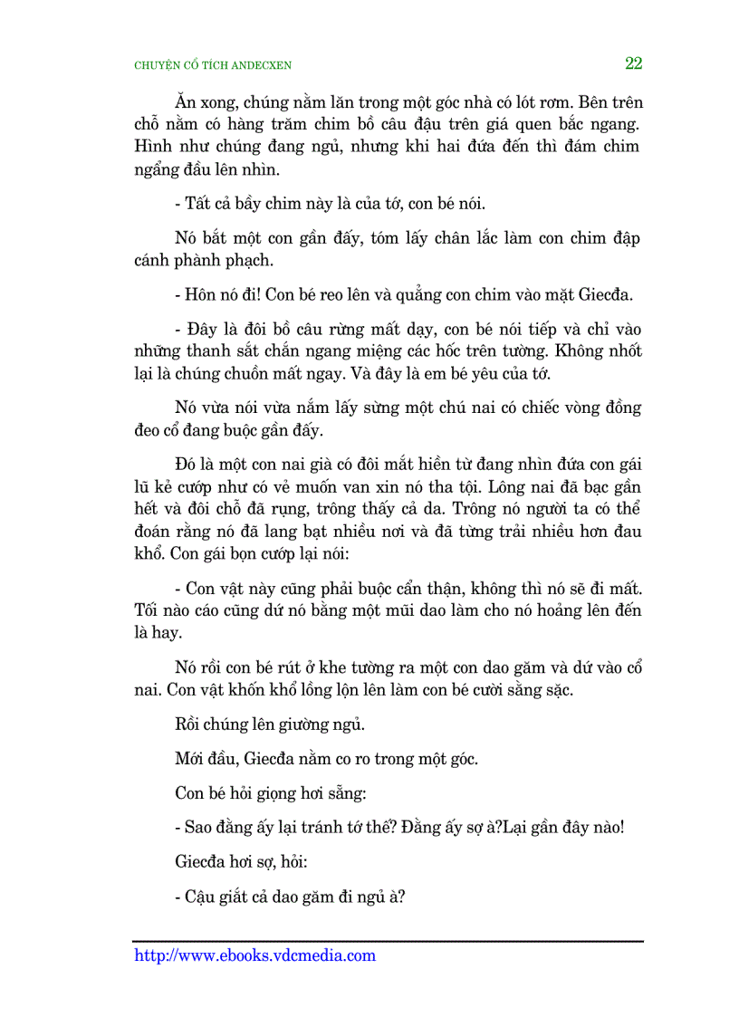 image for page Truyện cổ tích andecxen