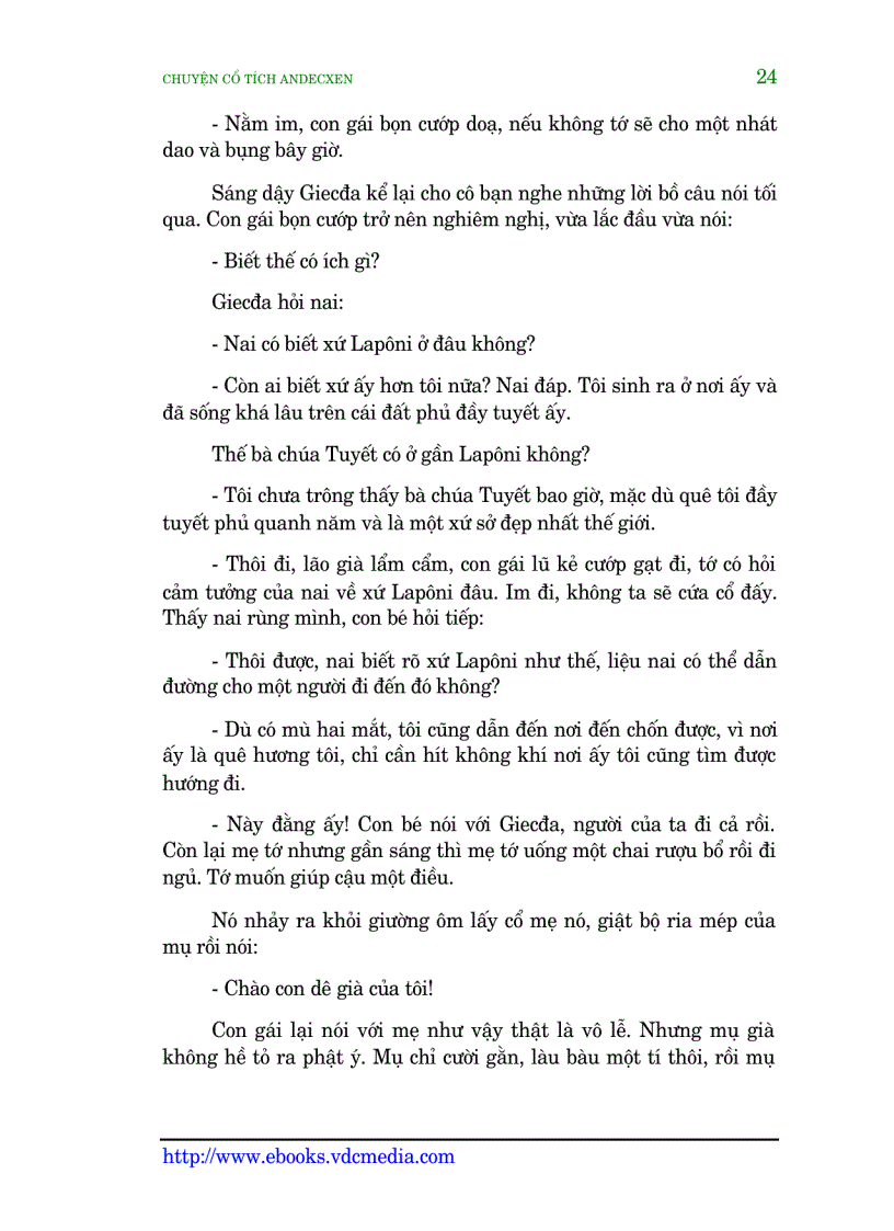 image for page Truyện cổ tích andecxen