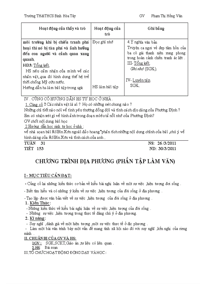 image for page Tuần 31 ngữ văn 9