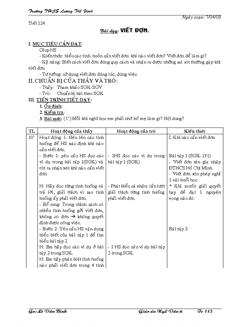image for page Văn 6 HK2 mới