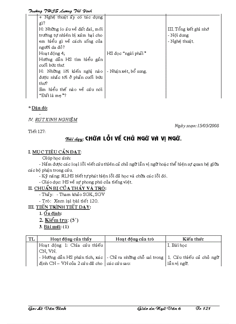 image for page Văn 6 HK2 mới