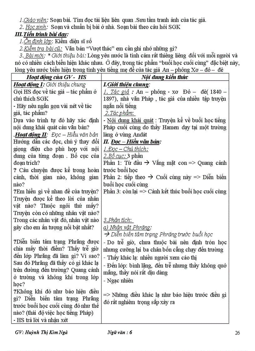 image for page Văn 6 kỳ 2 chuẩn KTKN