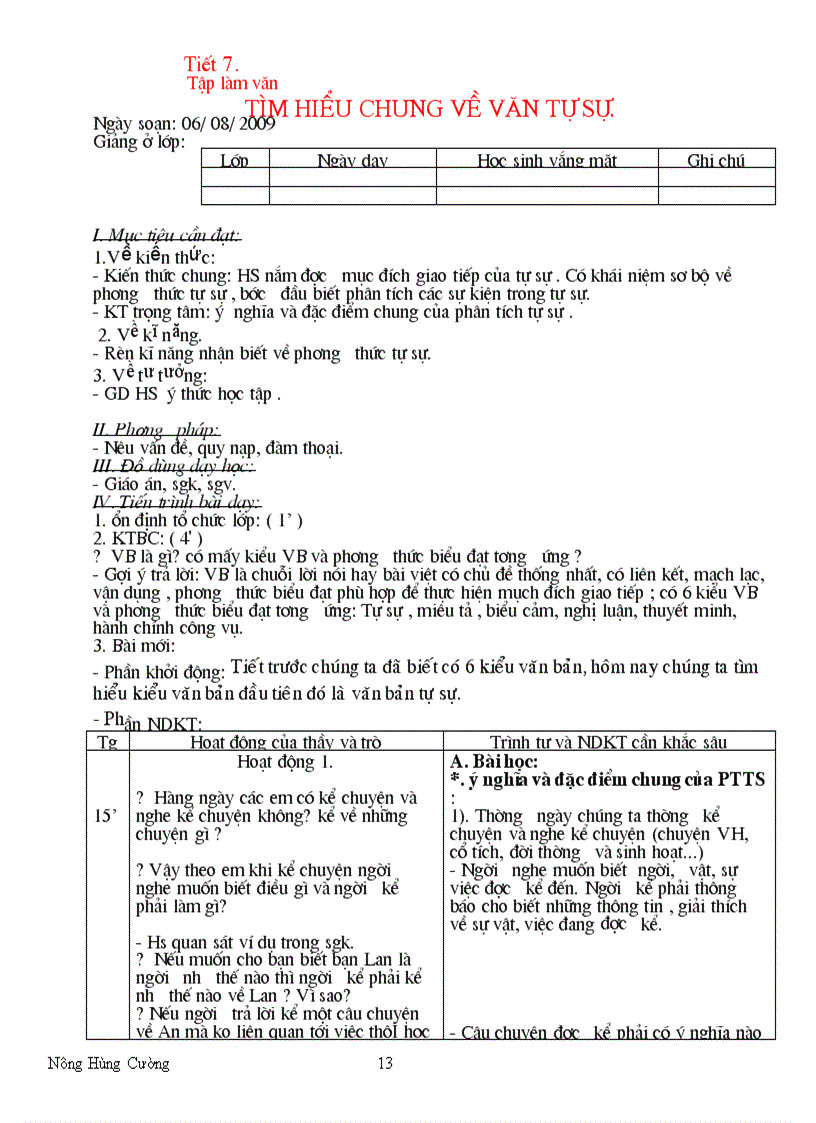 image for page Văn 6 soạn theo các bước của SGD Cao Bằng