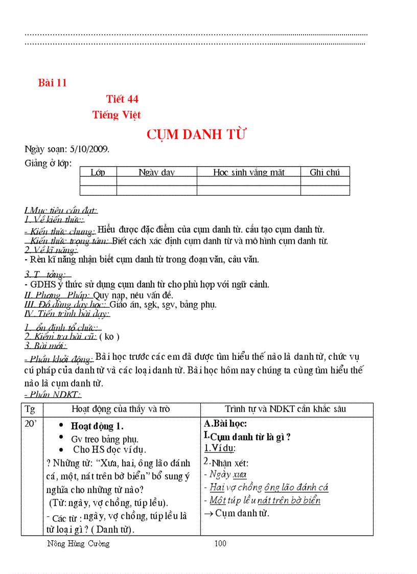 image for page Văn 6 soạn theo các bước của SGD Cao Bằng