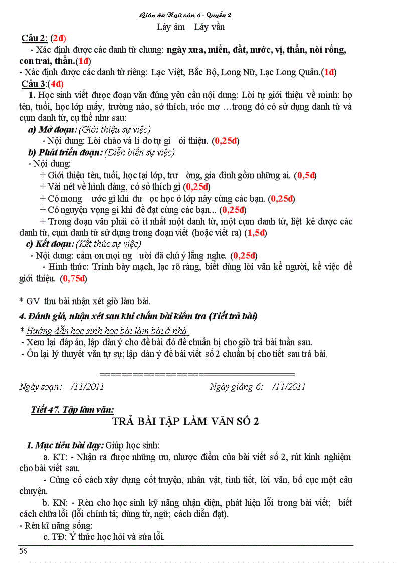 image for page Văn 6 tuan 11 12 13 cktkn