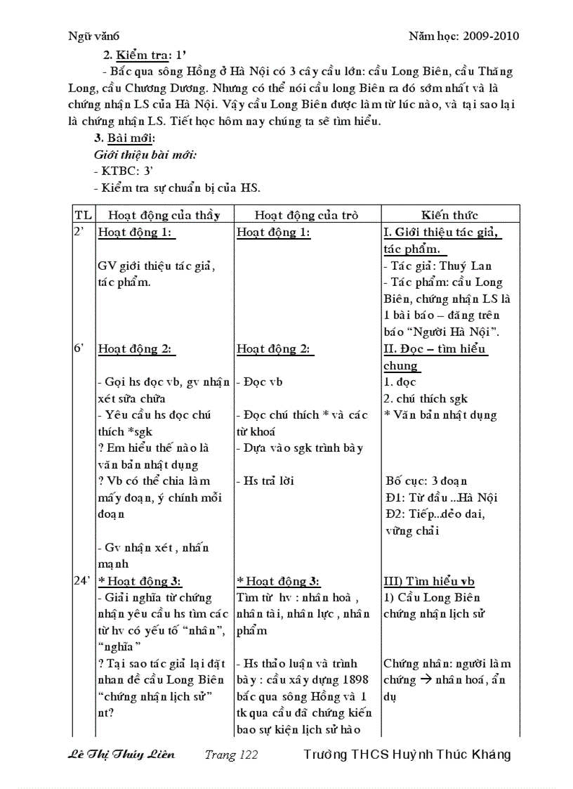 image for page Văn 6 4 cột hkii đầy đủ