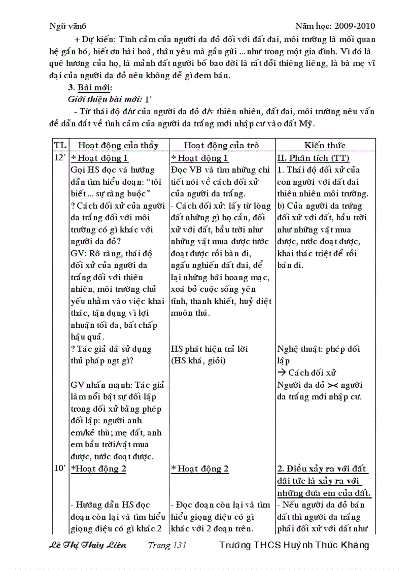 image for page Văn 6 4 cột hkii đầy đủ