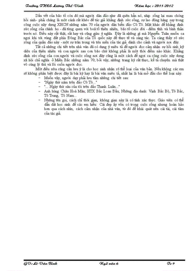 image for page Văn 6 Tiết 103 4 cột CKTKN