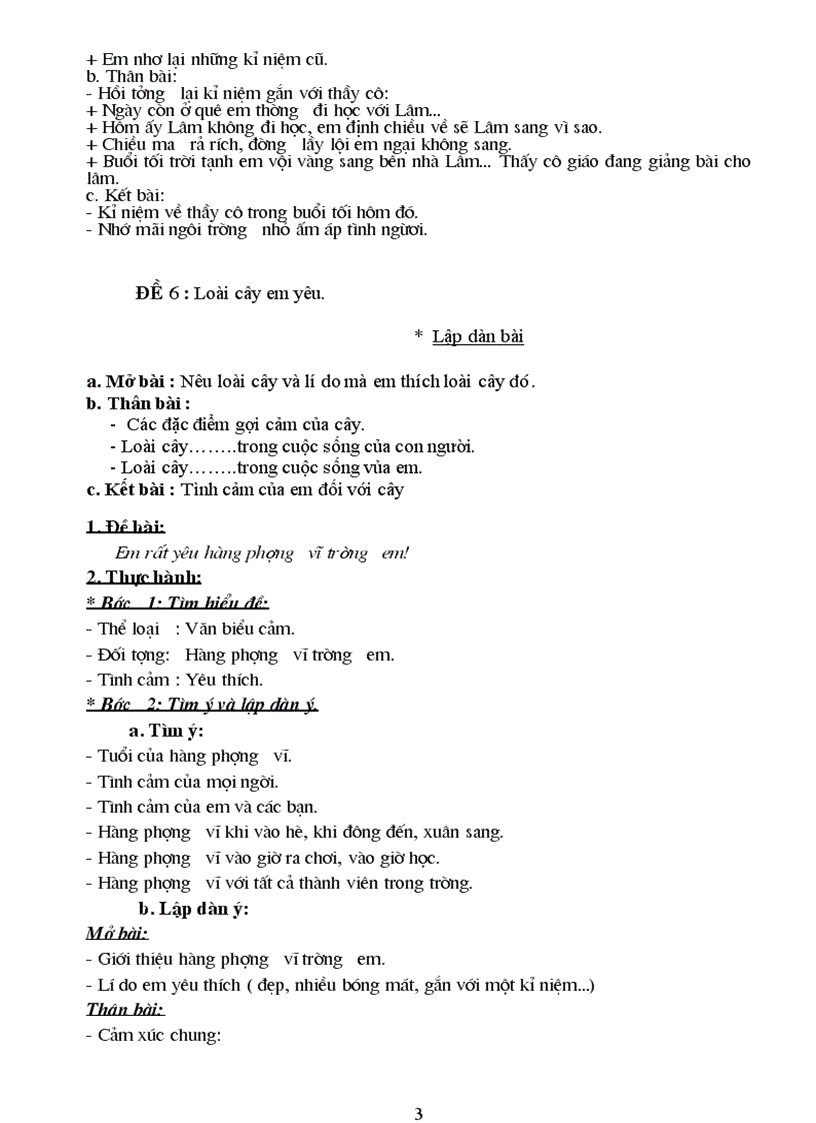 image for page 1 số bài làm văn biểu cảm 7