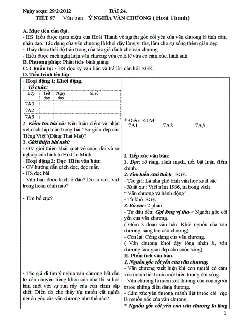 image for page Bài 24 Ngữ văn 7