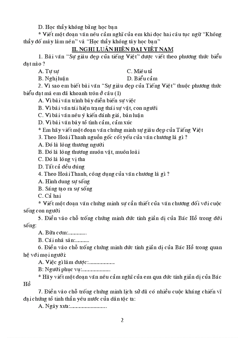 image for page Đe cuong on tap ngu van 7 hkII