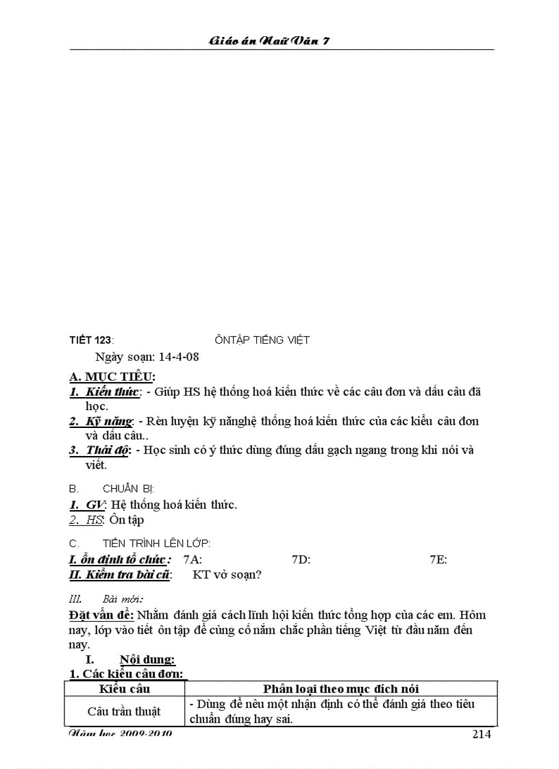 image for page Giáo án 3 cột chỉ cần in