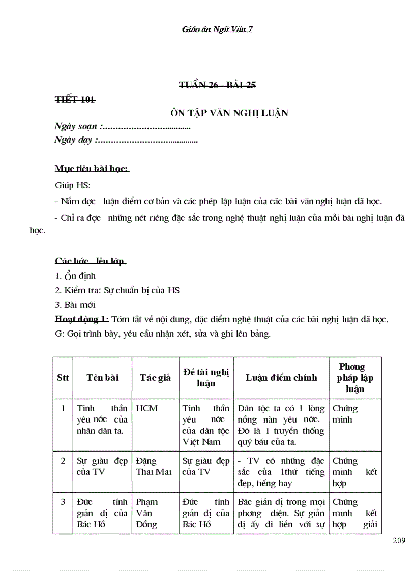 image for page Giáo Án 7 3 Cột Vip