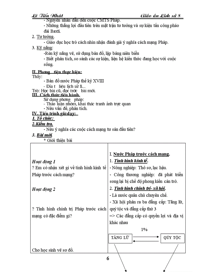 image for page Giao an Lich Su 8