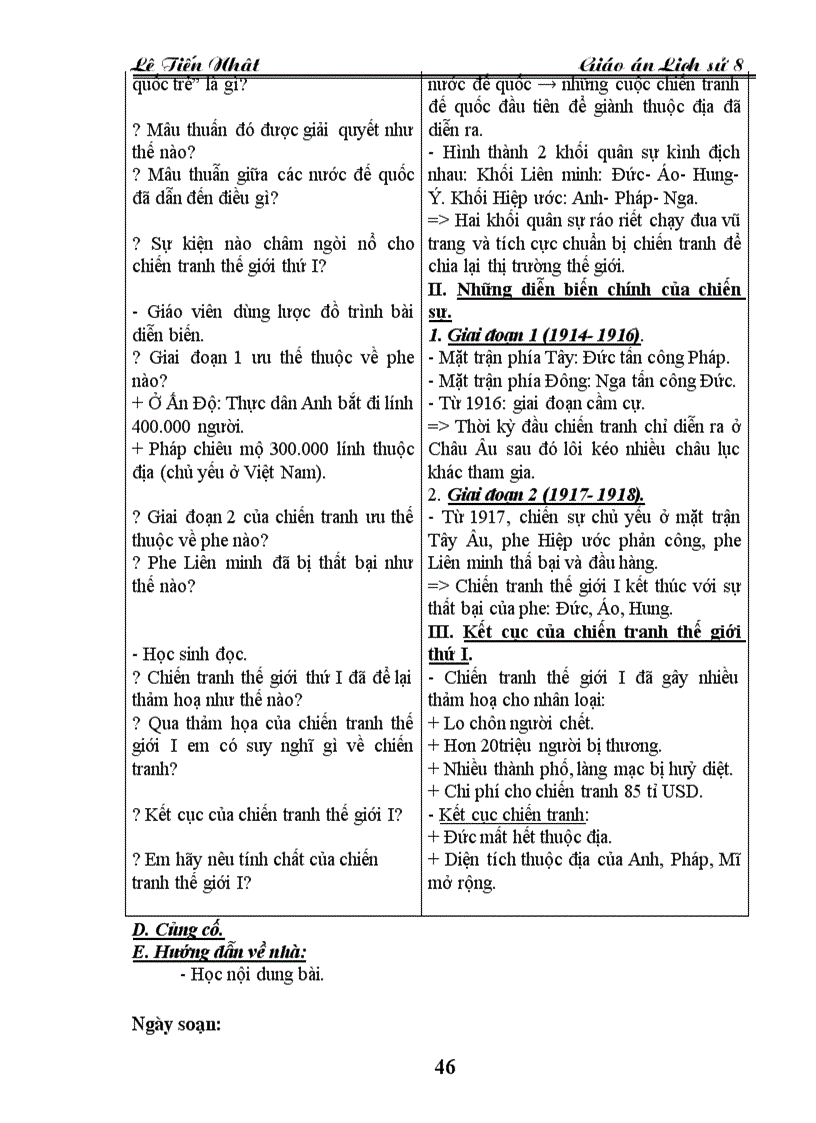 image for page Giao an Lich Su 8