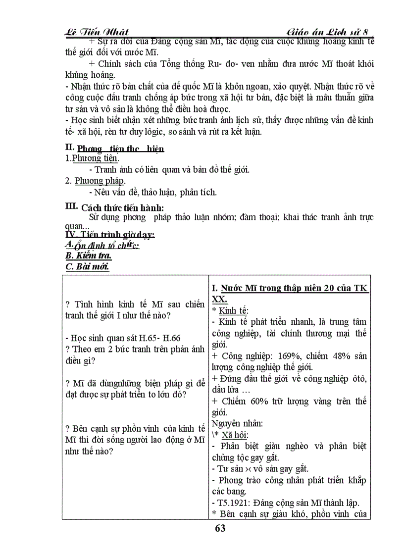 image for page Giao an Lich Su 8