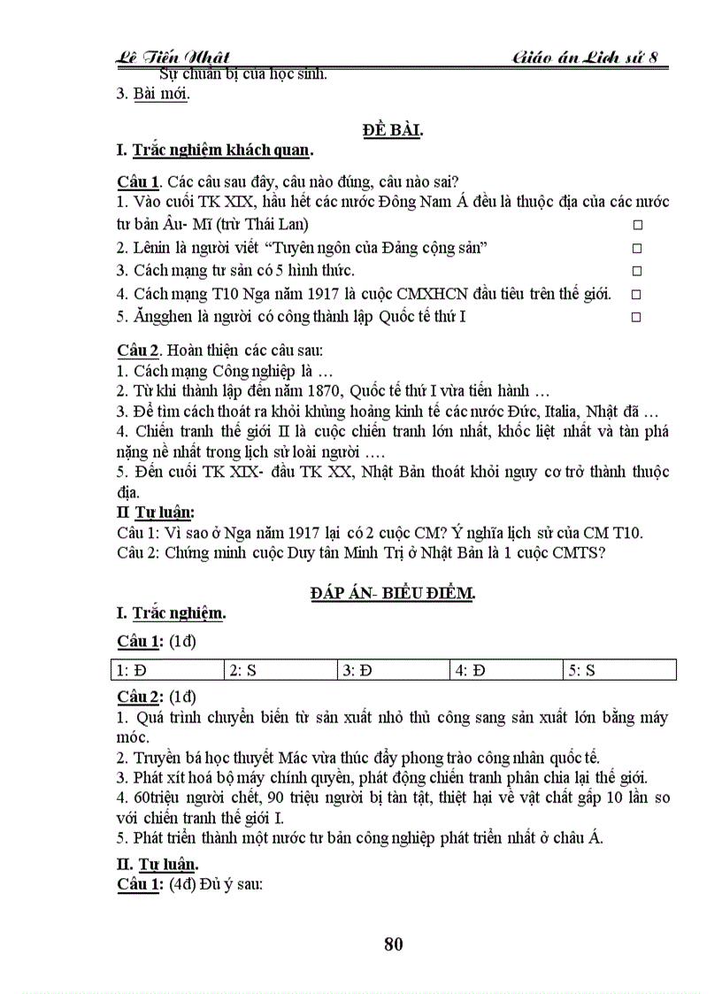 image for page Giao an Lich Su 8