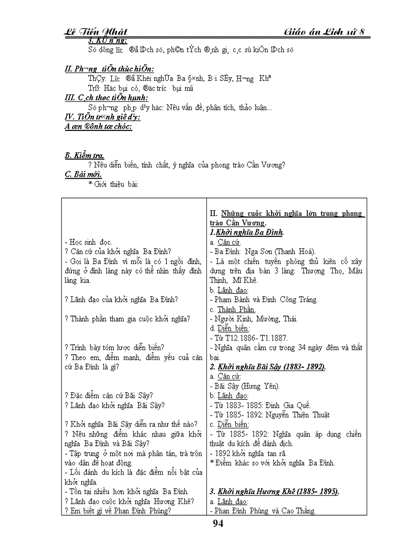 image for page Giao an Lich Su 8