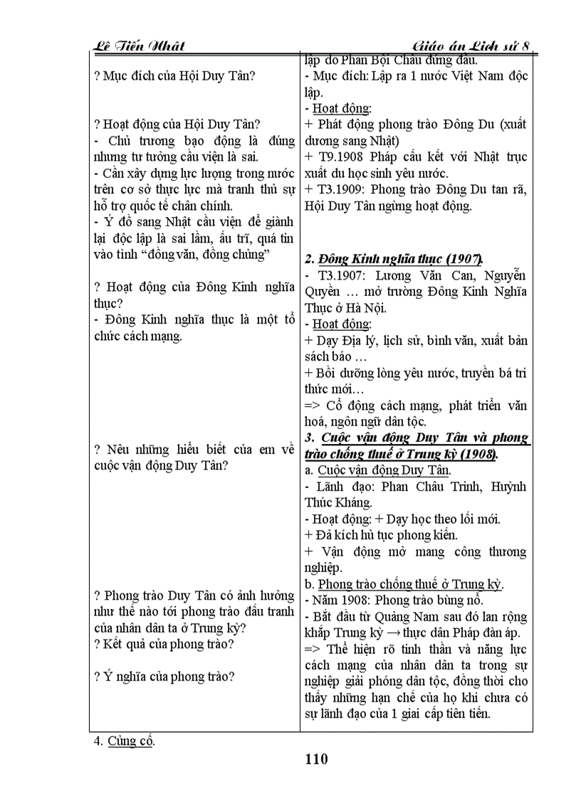 image for page Giao an Lich Su 8