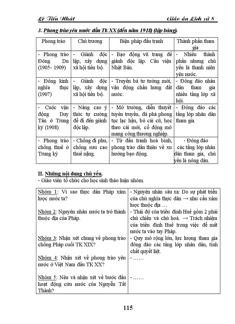 image for page Giao an Lich Su 8