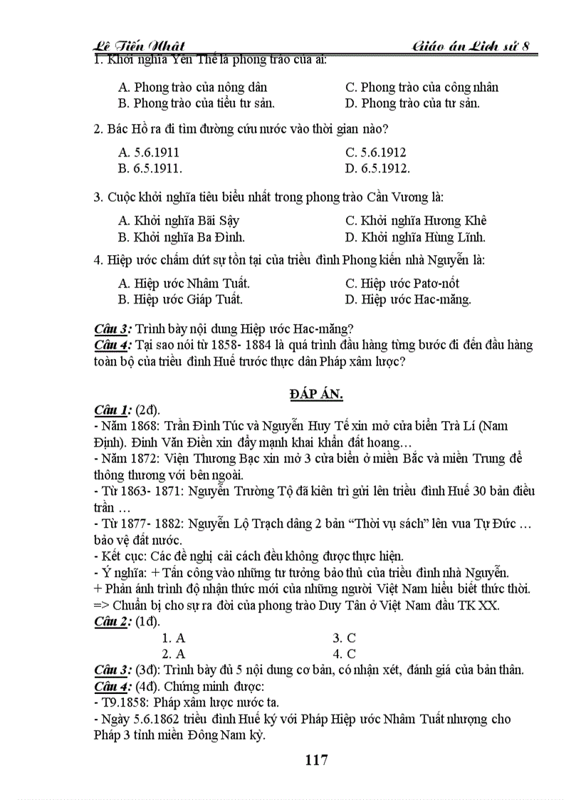 image for page Giao an Lich Su 8