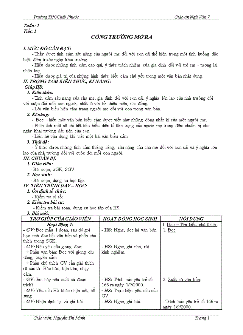 image for page Giáo án ngữ văn 7 11 12