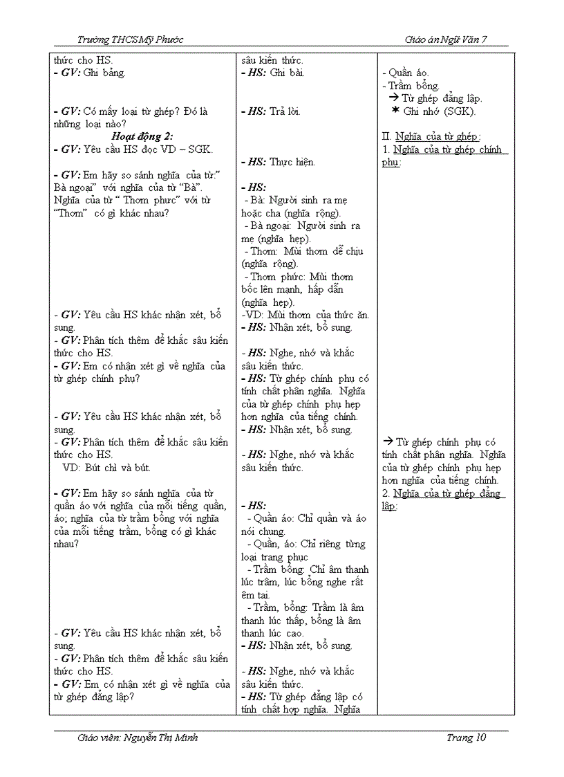 image for page Giáo án ngữ văn 7 11 12