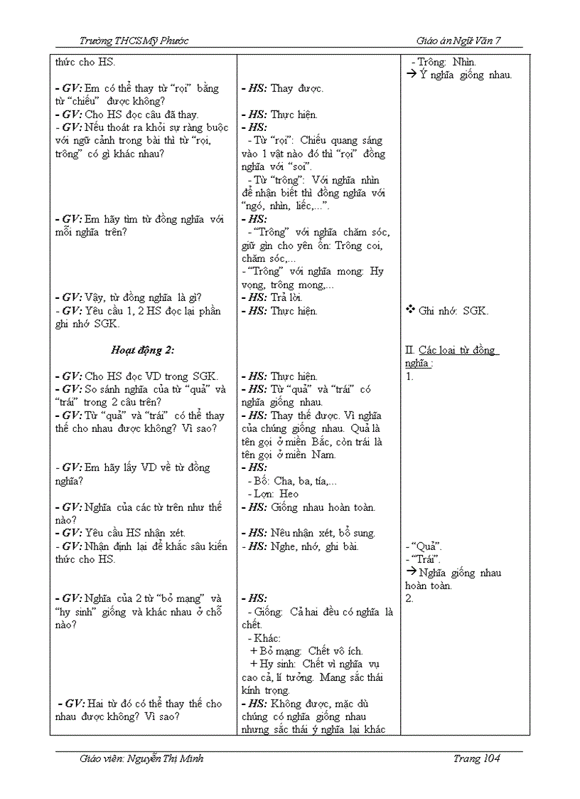 image for page Giáo án ngữ văn 7 11 12