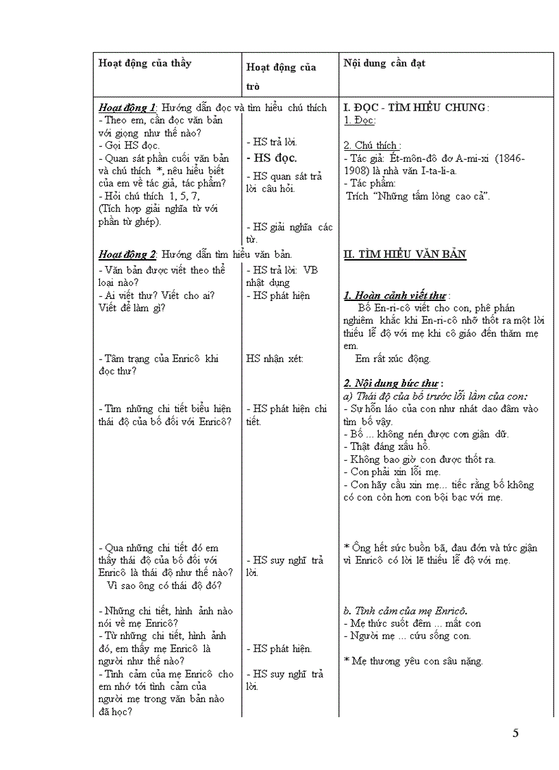 image for page Giáo án ngữ văn 7 cả năm 3 cột