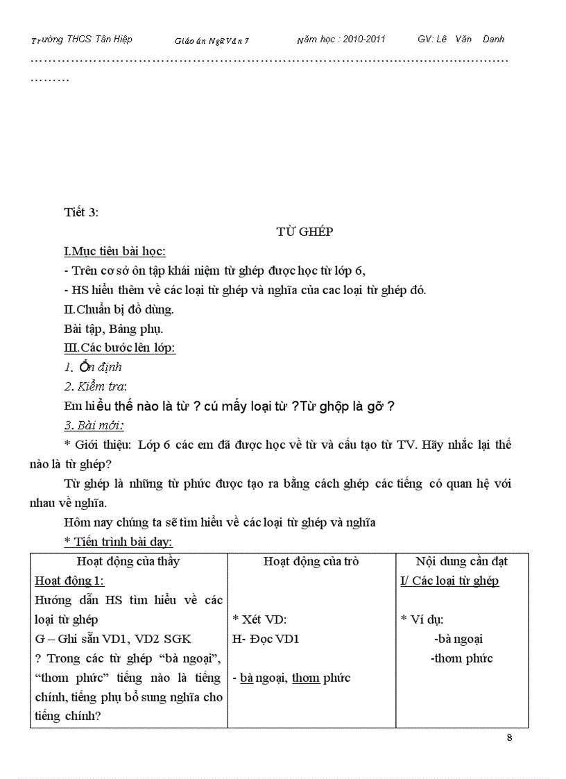 image for page Giao an Ngu van 7 ca nam 1