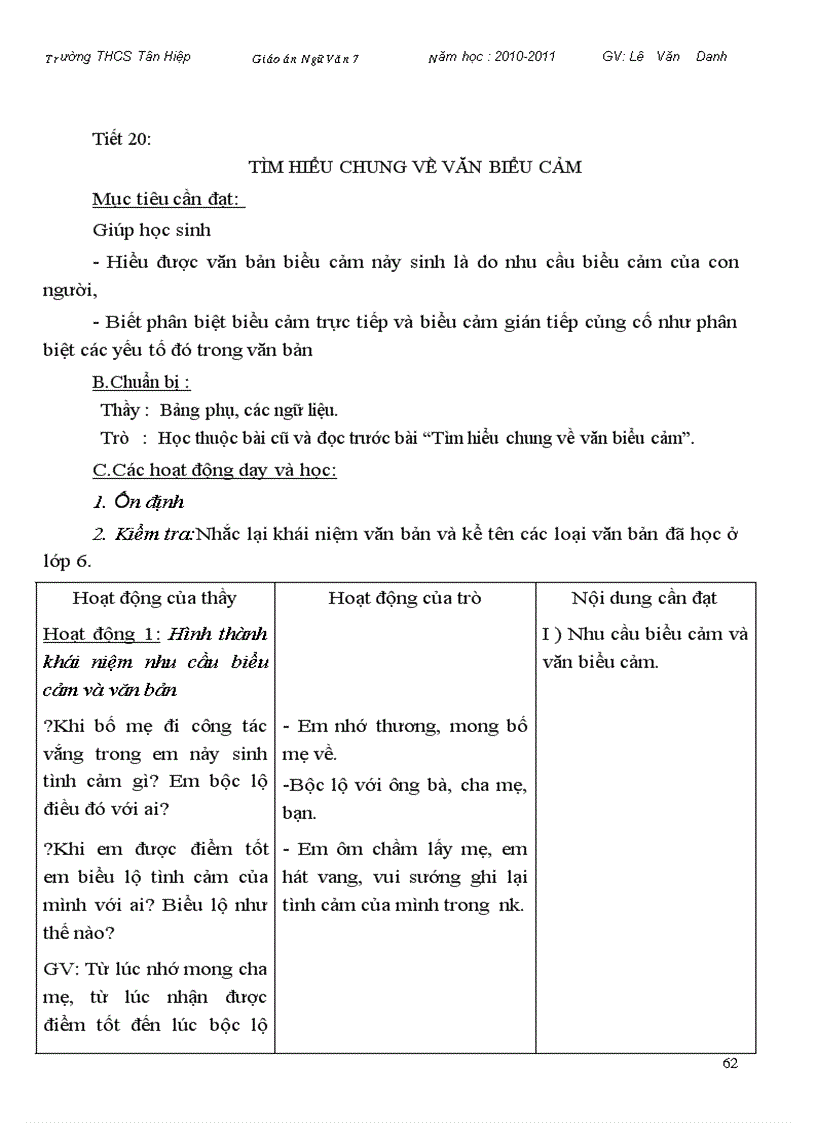 image for page Giao an Ngu van 7 ca nam 1