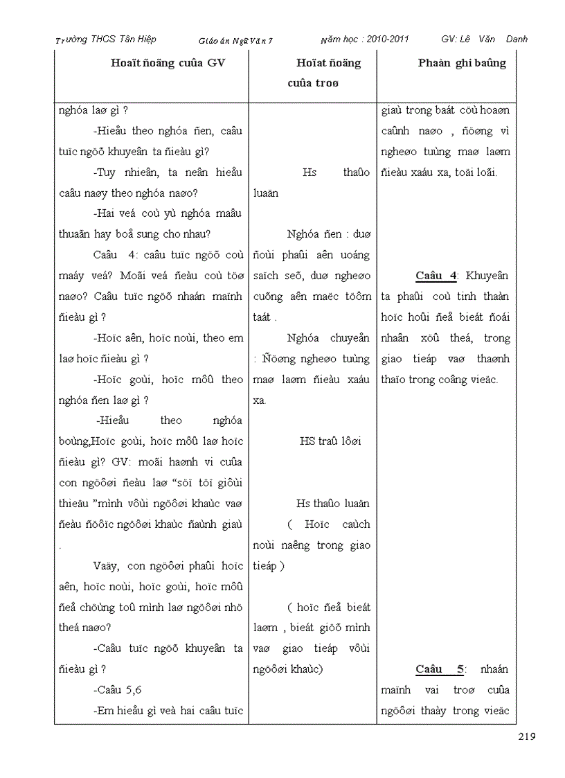 image for page Giao an Ngu van 7 ca nam 1