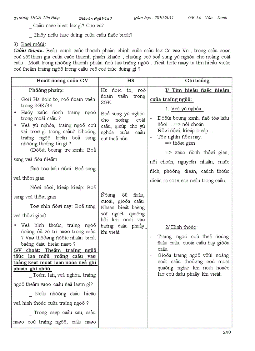 image for page Giao an Ngu van 7 ca nam 1