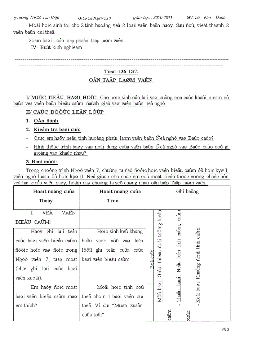 image for page Giao an Ngu van 7 ca nam 1