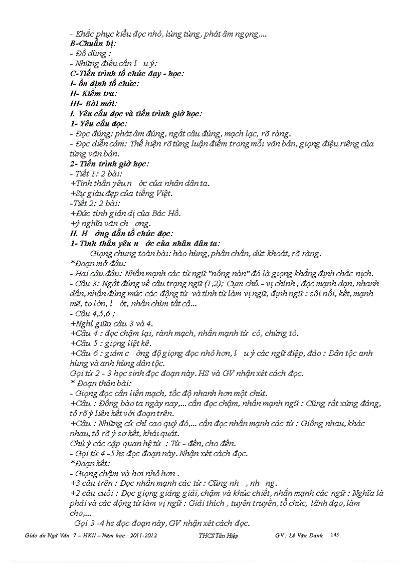 image for page Giáo án Ngữ văn 7 hay