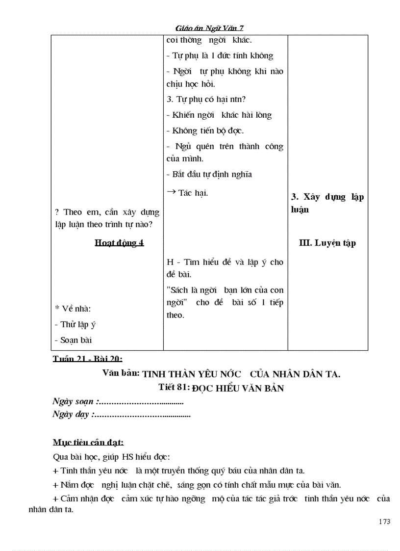 image for page Giáo án ngữ văn 7 hay 1