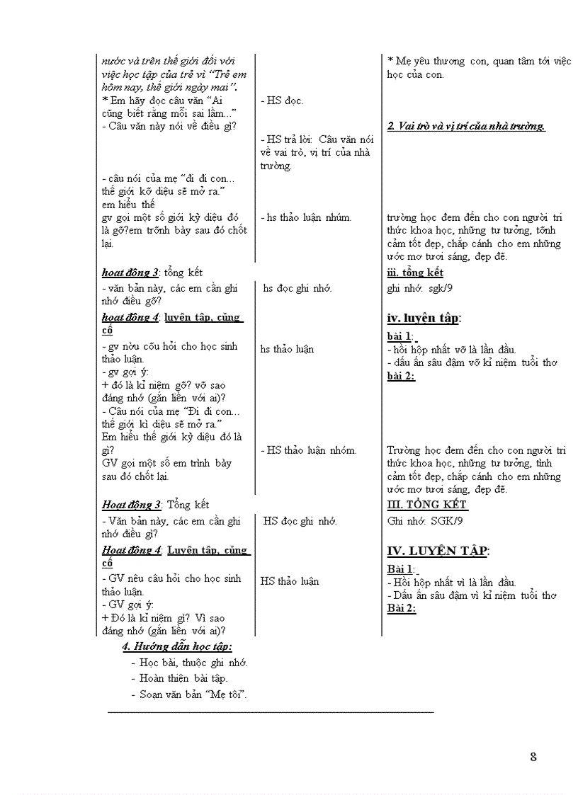 image for page Giáo án Ngữ văn 7 theo chuẩn mới