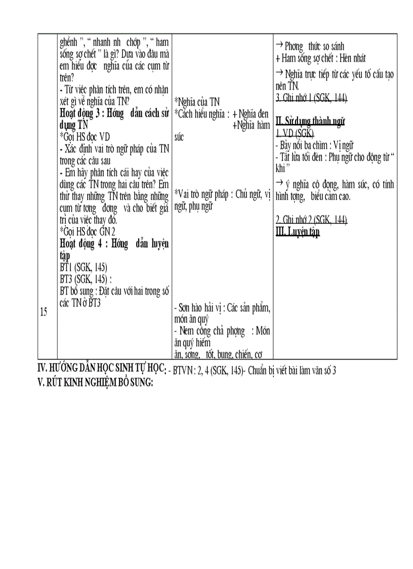 image for page Giáo án Ngữ văn 7 Tuần 12 Mới Chuẩn KTKN