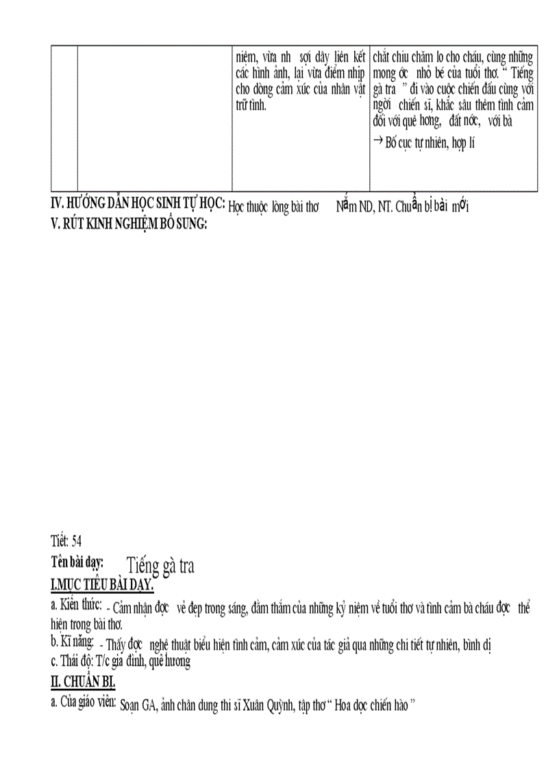 image for page Giáo án Ngữ văn 7 Tuần 14 Mới Chuẩn KTKN