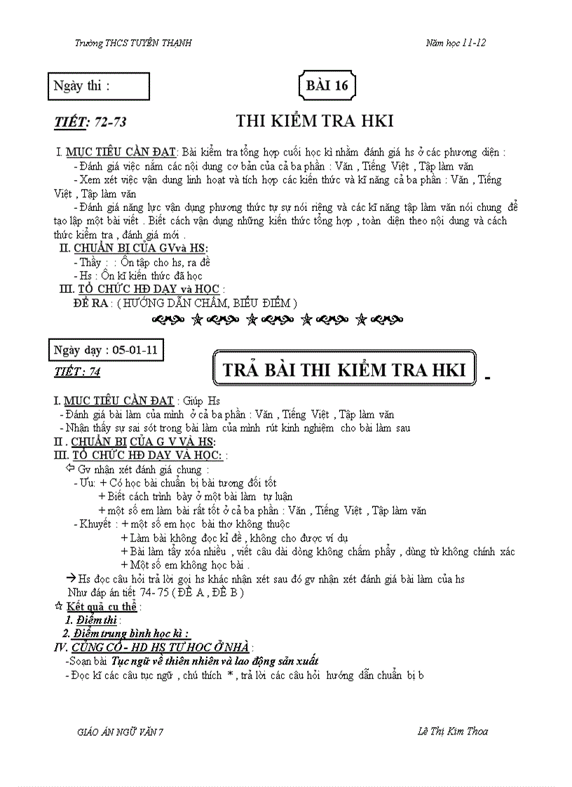 image for page Giáo án nv 7 hki chuẩn