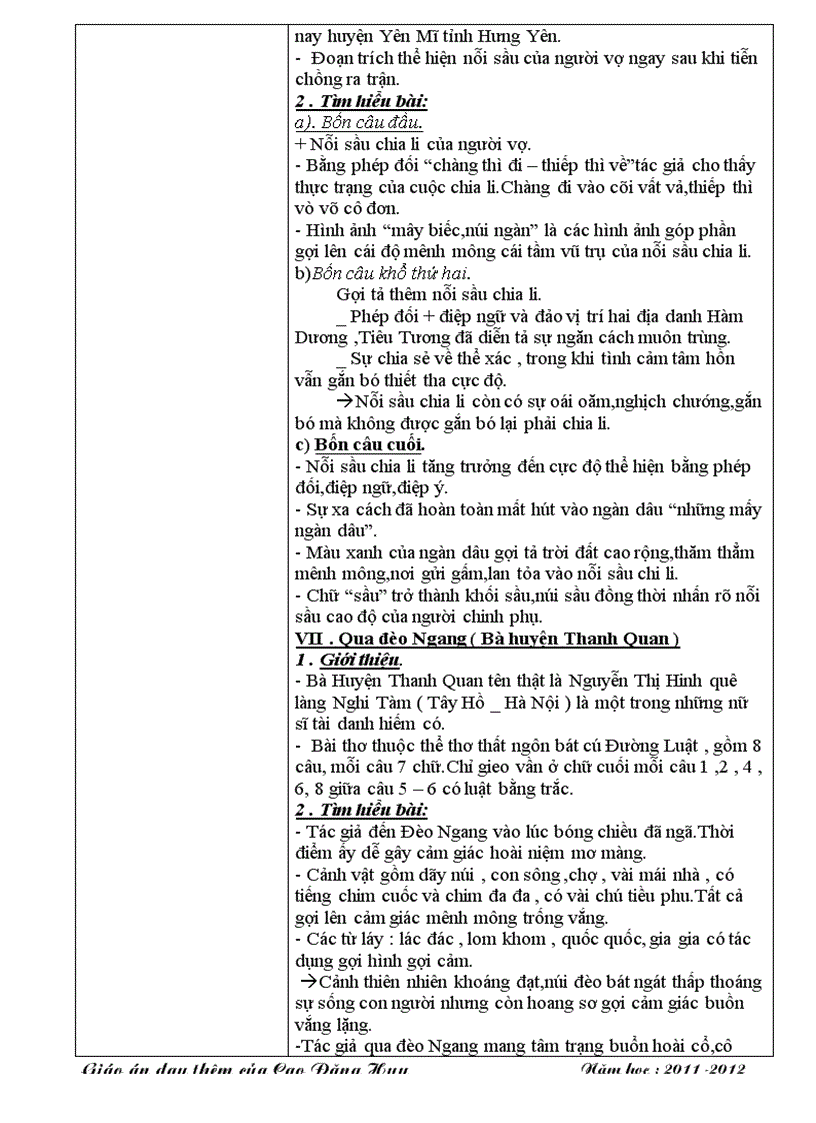 image for page Giáo án ôn tập nv 7 hay và chi tiết